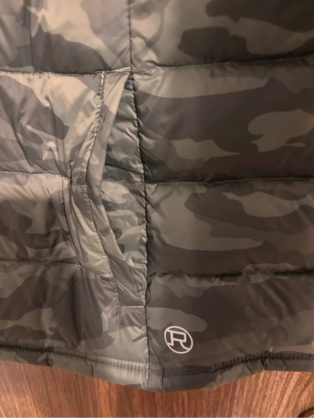 Roper Women’s Olive Green Camo Quilted Puffer Jacket